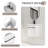 18 " W Wall Mounted Wall Mounted Single Double Single Vanity Bathroom Vanity With Ceramic Top-109097053