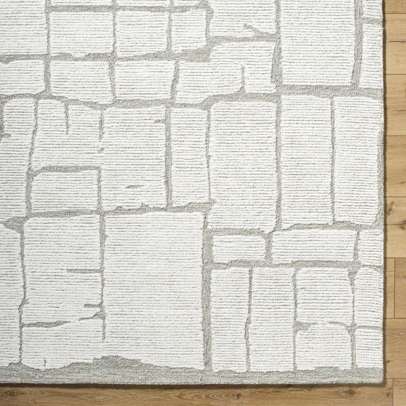 Jacobie Handmade Indoor Area Rug, Rectangle 8' x 10'