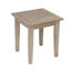 Amina Outdoor Solid Acacia Wood Side Table