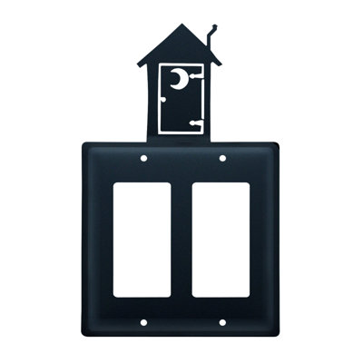 Double Outhouse Double GFI Cover