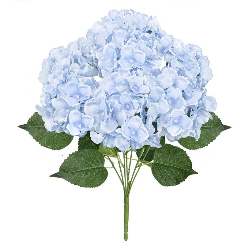 Tige d'hortensia de luxe Cragmont, Bleu pastel