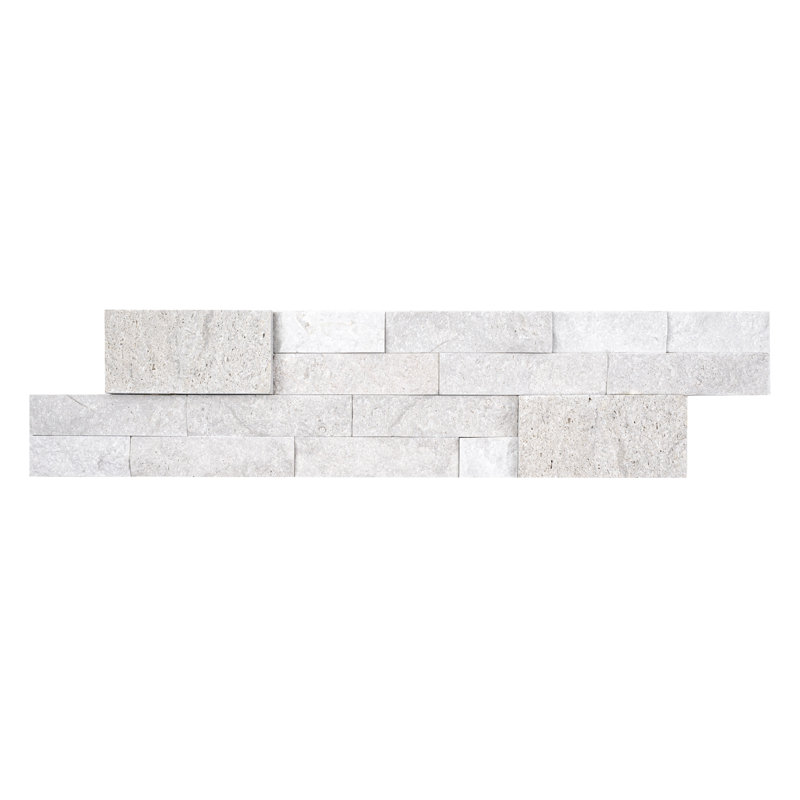 Stonecrest 6 in. x 24 in. Split Face Natural Stone Ledger Panel Wall Tile, Nordel Slate