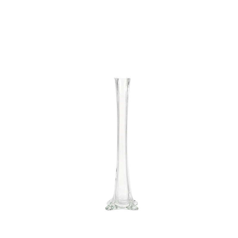 Vase de table Shadle, Transparent, H 12 po x l 3 po x P 3 po