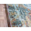 Tapis unique en laine noué à la main ivoire / bleu 7 pi 9 po x 10 pi 1 po Mahsun