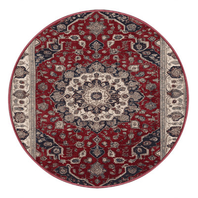 Machine Washable Persian Brown Area Rug