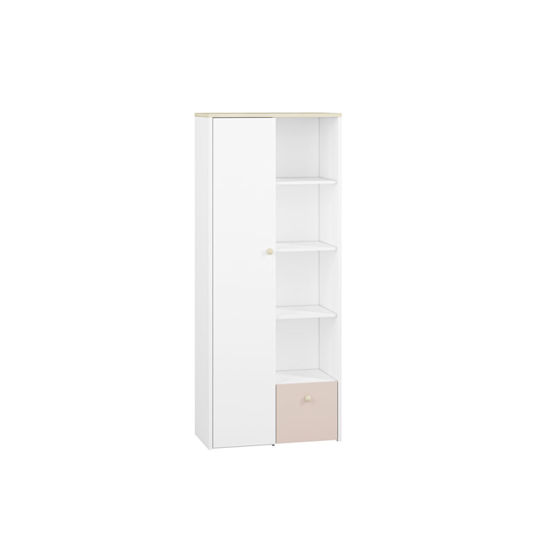 192.7cm H x 79.7cm W Geometric Bookcase