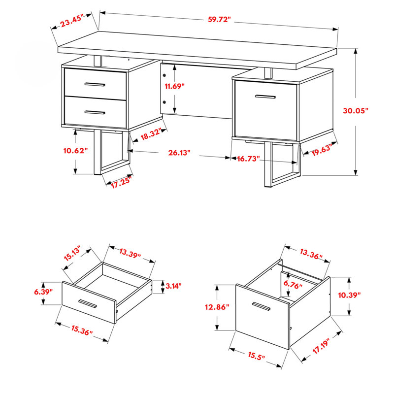 Mabelle Computer Desk