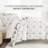 Edgy Flowers Pattern Reversible Duvet Cover Set-1456675868