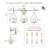 22.5" Bathroom Vanity Light, 3-light Wall Sconce