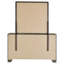 Ensemble de commode et miroir 6 tiroirs pour rangement sur mesure