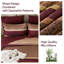 Ensemble d'édredon 7 pièces à patchwork rayé - Literie douce en microfibre légère toutes saisons-122522752