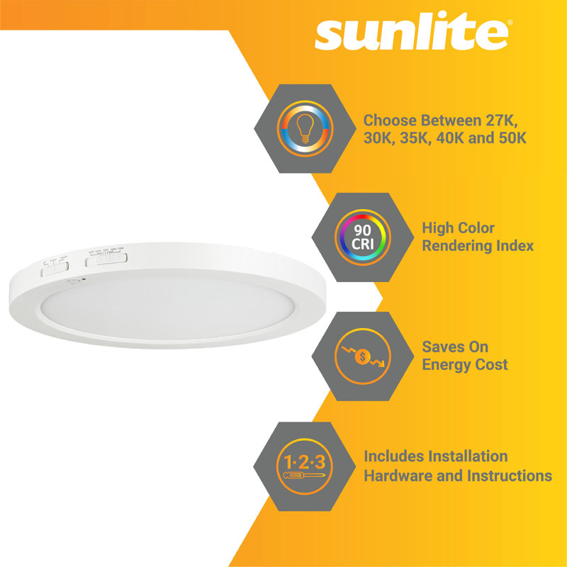 LFX / MP / 12R / 18W / MS / SCT DEL MINI PANNEAU DE DÉTECTION DE MOUVEMENT DE PANNEAU 12 po SUNL