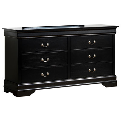 Elegant Traditional Storage Dresser 6-Darwer Chest