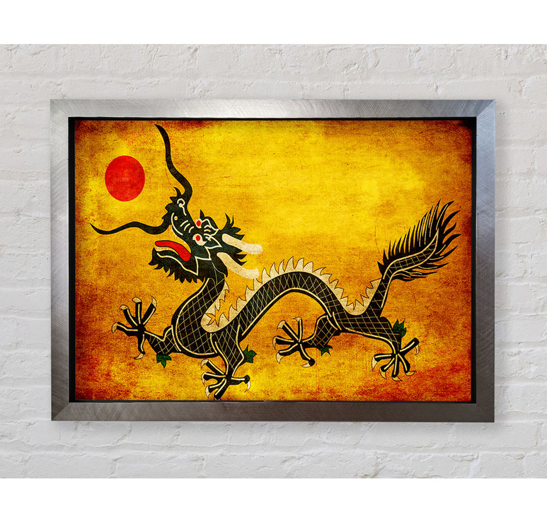 Gerahmtes Leinwandbild Manchu Dragon Ming Dynasty