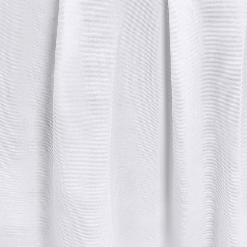 Housse pour chaise de salle à manger, Mélange de polyester blanc
