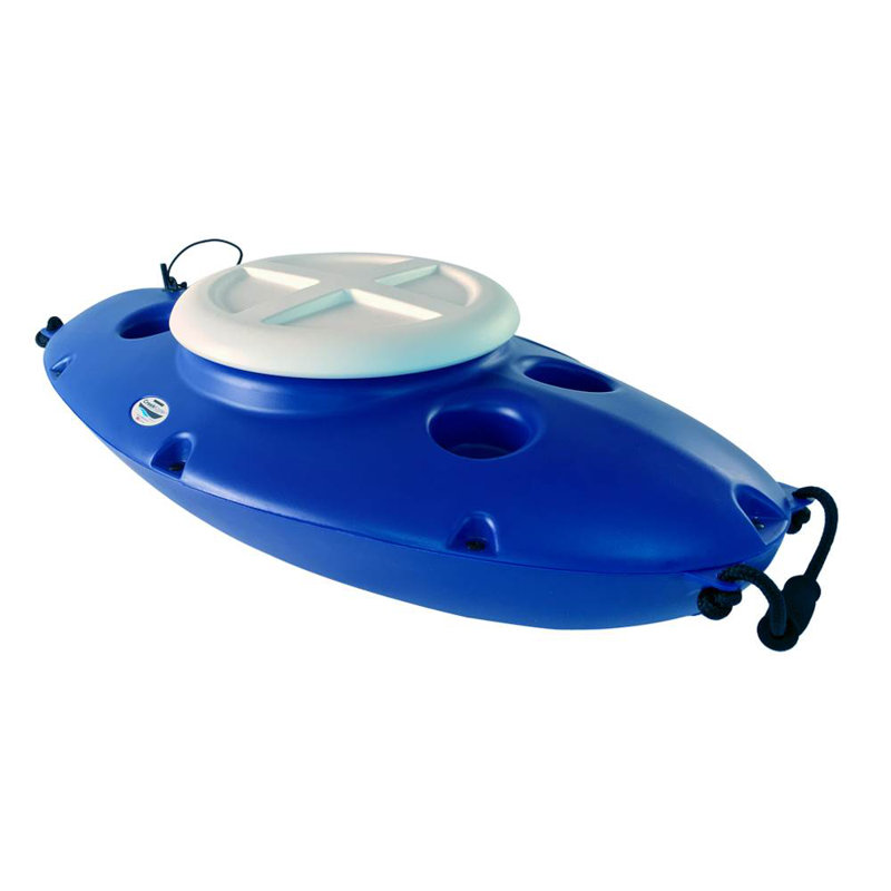 Refroidisseur à boissons flottant isolé de 30 pintes CreekKooler, Bleu