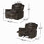 Design classique, tissu moelleux, fauteuil inclinable oscillant-1772858958