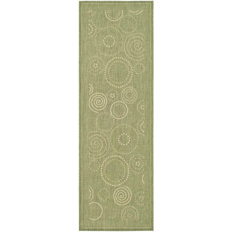 Herefordshire Performance Geometric Indoor/Outdoor Area Rug, Runner 2'3" x 10'