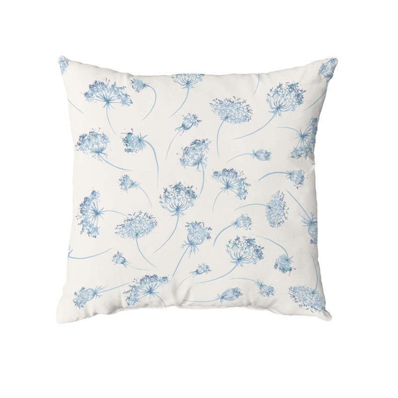  Housse de coussin carré et insert, Bleu, 20 po X 20 po