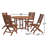 Kinsler Brazilian Eucalyptus 5 Piece Dining Set-854344543
