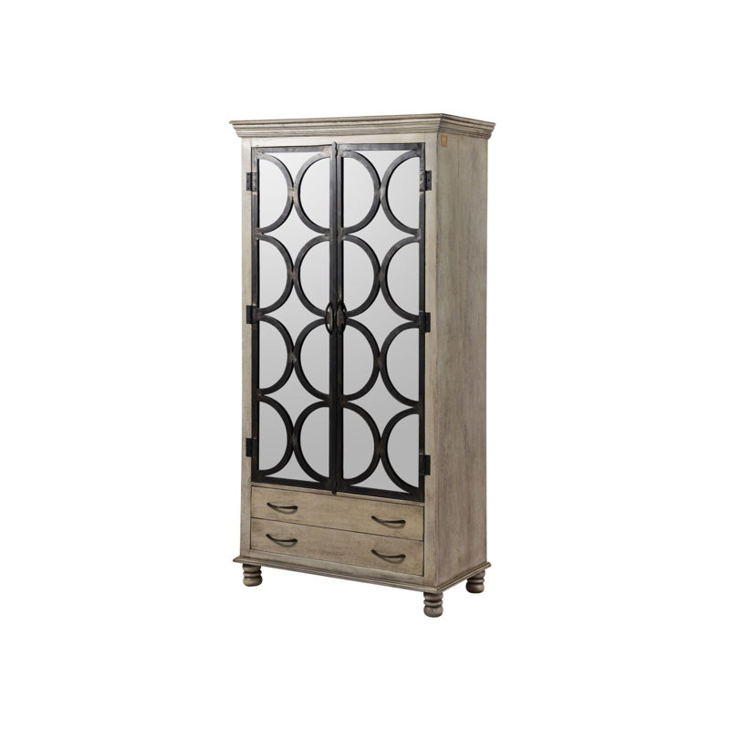 2 Door Solid Wood Wardrobe