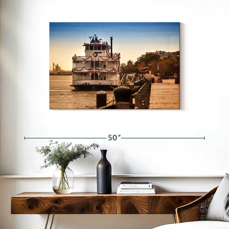Mehar Savannah River bateau, H 24 po x l 36 po