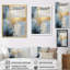 Beige et or simple paysage d'hiver - Paysage d'hiver encadré, art mural-33995655-33995652