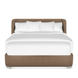 Tansy Solid Wood Wingback Bed