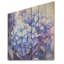 Fleurs d'hortensia mauve harmonie I - hortensia sur bois-1864825053