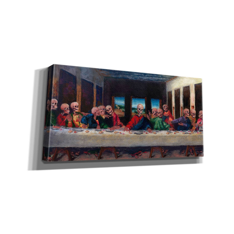 Alonzo Saunders Graffiti Sign Iv Canvas Art, H 20 po x l 40 po x P 1,5 po