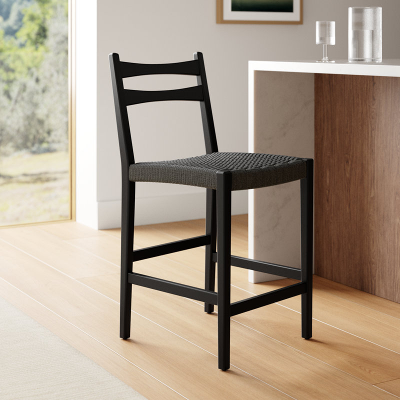 Cord 22" Counter Stools, Black