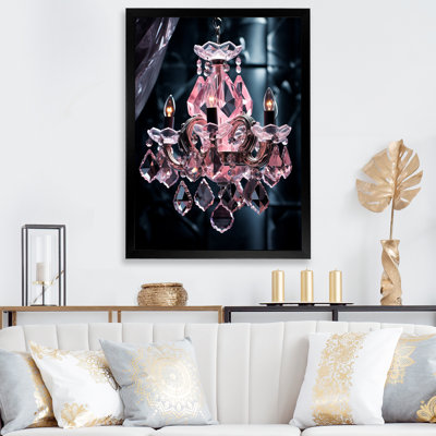 Lustre en cristal Radiance - Glam Wall Art Living Room