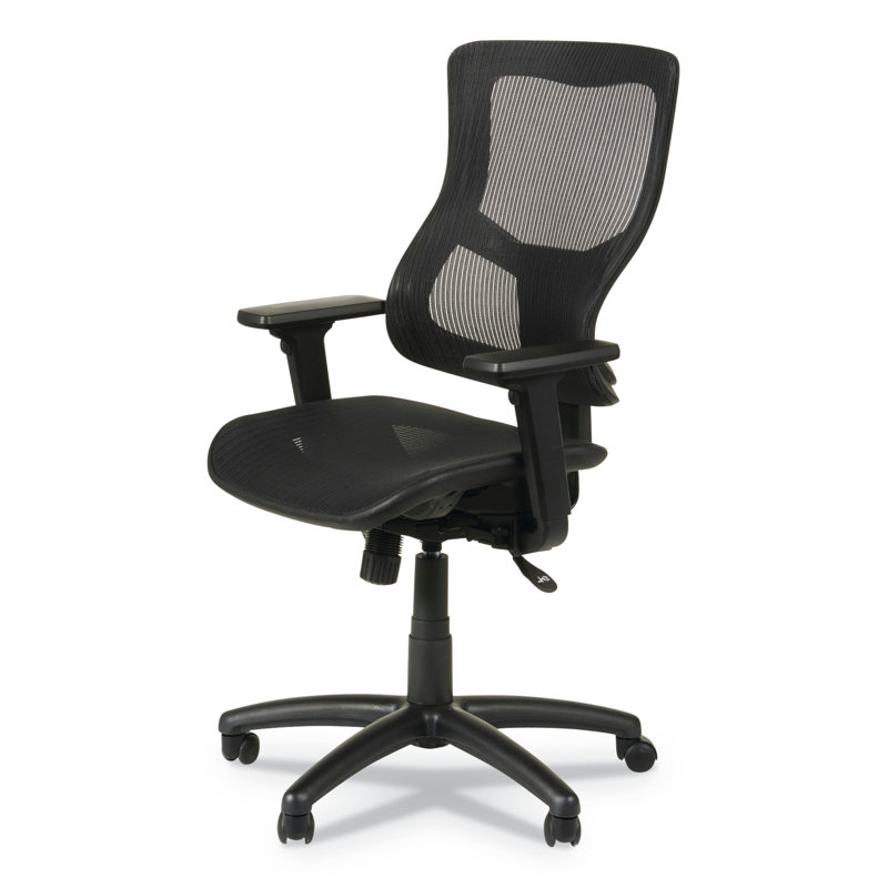 ErgoFlex Black Mesh Adjustable Executive Office Chair