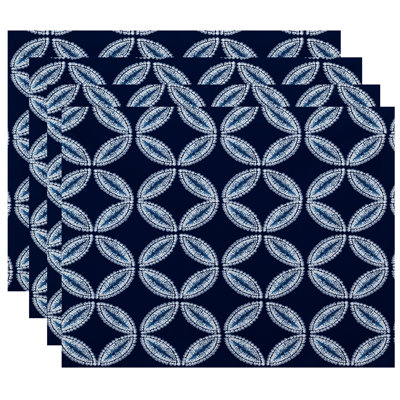 Daedrian Polyester Geometric Rectangle Placemat