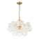 Macosh 3 - Light Textured Glass Bubble Chandelier