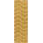 Chevron Hand Loomed Wool Yellow Area Rug-22863866