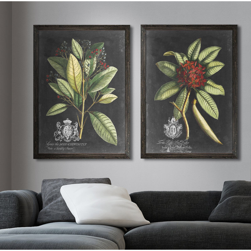 «Royal Foliage III» par Vincent Van Gogh - cadre photo 2 pièces, reproduction d'art, H 24 po x l 18 po x P 1,25 po