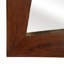 Miroir 36 po x 36 po en bois sculpté Hallox