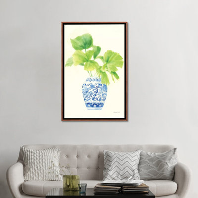 « Palm chinoiserie IV » par Danhui nai, reproduction d’art