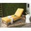 Chaise longue simple inclinable en eucalyptus avec coussins 80,9 po Faunce-2144100989-2144100864