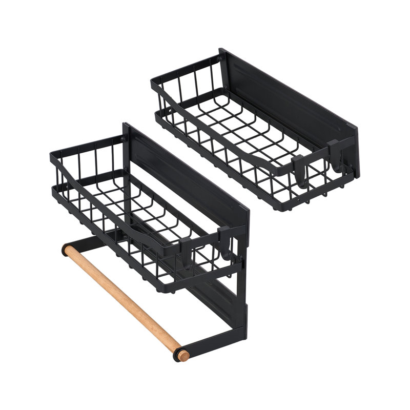Freestanding Spice Rack, Black