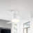 Modern 3-Blade Flush Mount Ceiling Fan with Light and Remote Control-1818279316-1873090872