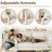 U-Shaped Upholstered Modular Sectional Sofa With Storage, 6 Seat  Corduroy  Couche With Adjustable Arms Backs,Plush Supportive Cushions, Beige-1542511447