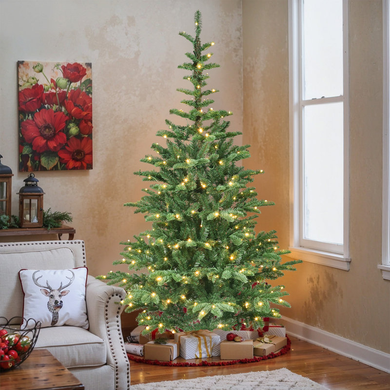 Arbre de Noël illuminé 7 pi