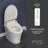 ANZZI ENVO Juno Elongated 1.28 GPF Smart Bidet Toilet in White with Remote Control, Heated Seat, Auto Flush, and Water Filter