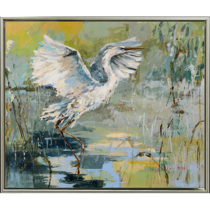 «Shoreline Bird I», art mural sur toile