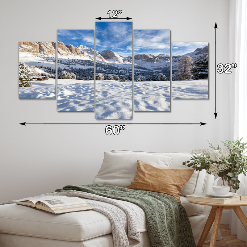 «In The Wilderness Of Alaska III», impression d'art sur toile - 5 panneaux