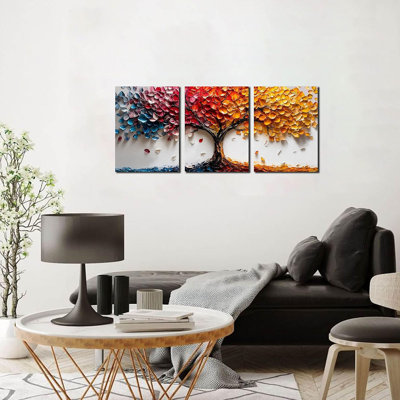 3 Piece Wrapped Canvas Print