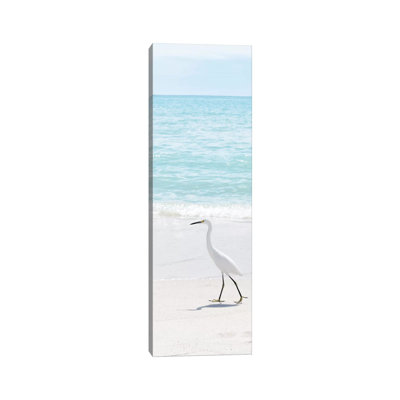 Summer Egret II by Natalie Carpentieri - Wrapped Canvas Panoramic Gallery-Wrapped Canvas Giclée