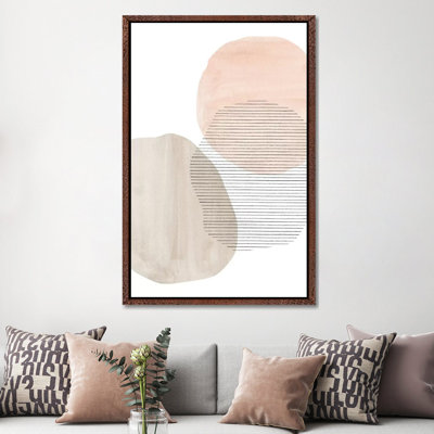 Modern Neutral Shapes by Whales Way - Painting on Canvas